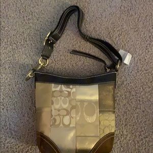 Coach leather purse